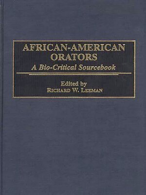 cover image of African-American Orators